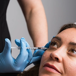 Botox eases eyelid muscle spasms and frequent blinking, providing effective relief from blepharospasm