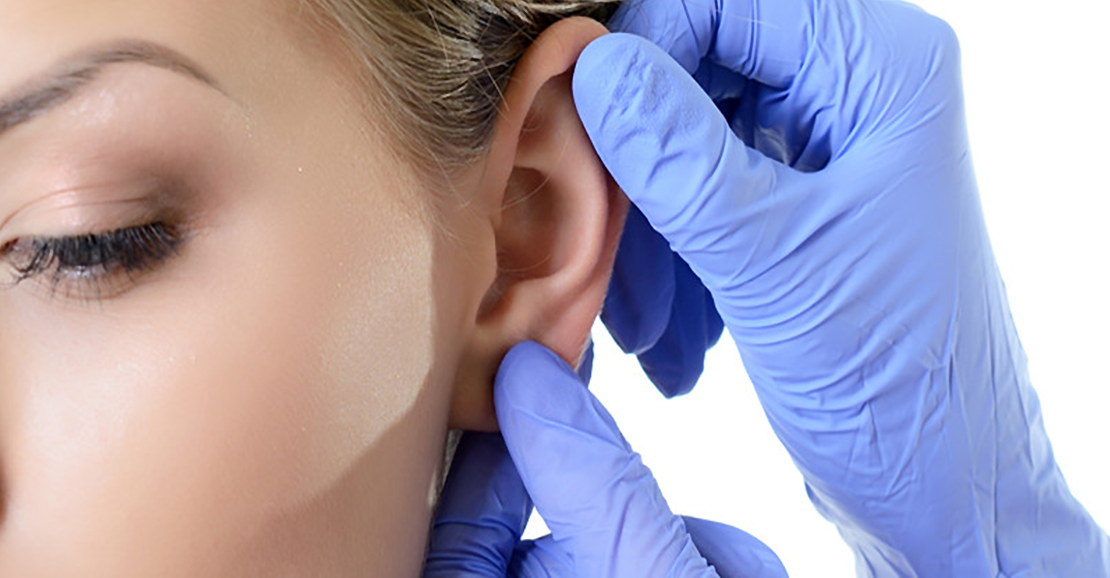 Safe and professional ear hole repair treatment for torn and split earlobes near Trichy Road