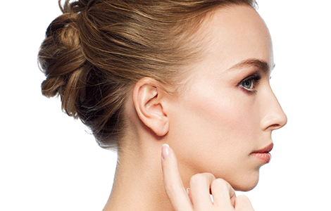 Earlobe stitching helps repair torn, sagging, uneven earlobes and scars for a natural look.